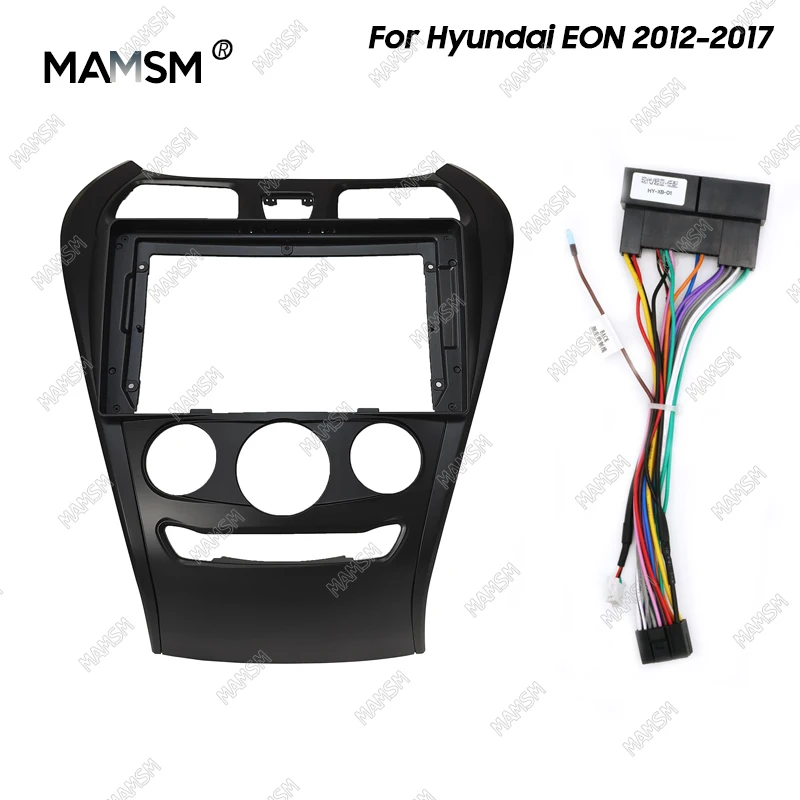 

MAMSM Car Frame Fascia Adapter Android Big Screen Radio Fitting Panel Kit For Hyundai EON 2012 2013 2014 2015 2016 2017 9 inch