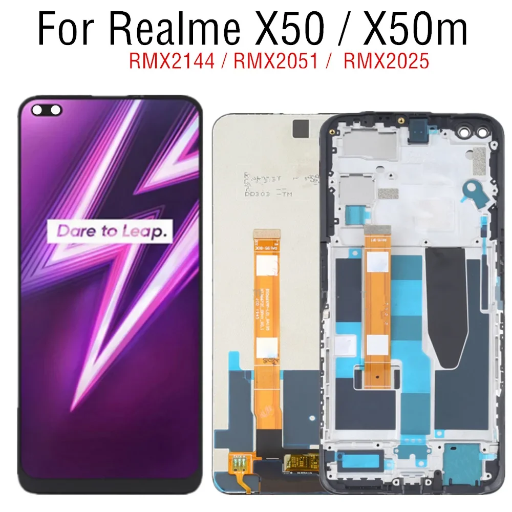استبدال شاشة لمس LCD بحجم 6.57 بوصة لجهاز Realme X50m و X50 و RMX2051: تقييم شامل ودليل عملي
