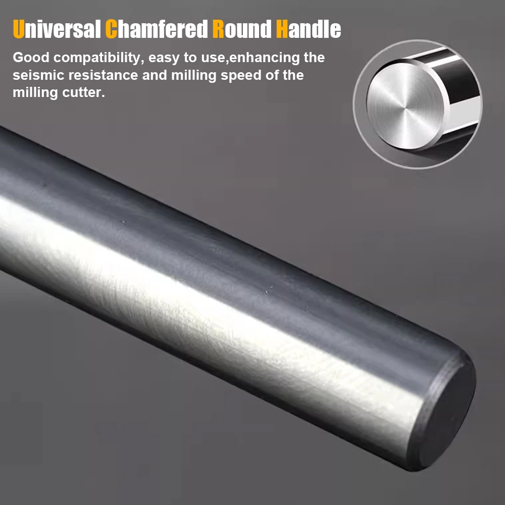 Biaonu Wood End Mill Tools 3.175/4/5/6/8/10mm Tungsten Carbide 2 Flutes Straight Slot Milling Cutter CNC Engraving Router Bit