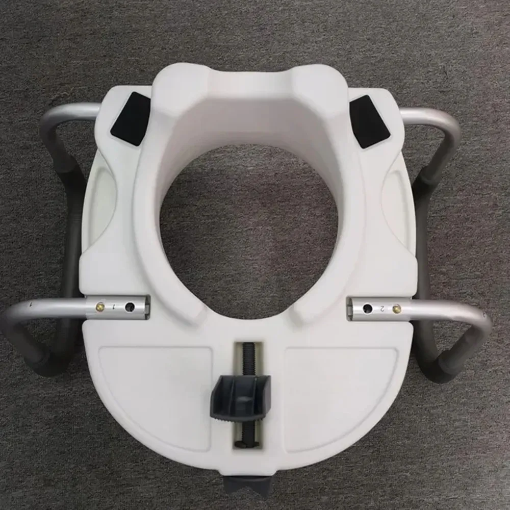 Toilet Height Increase Pad Removable Raised Seat With Arms Padded Disability Aid For Elderly And Pregnant Enhanced Support