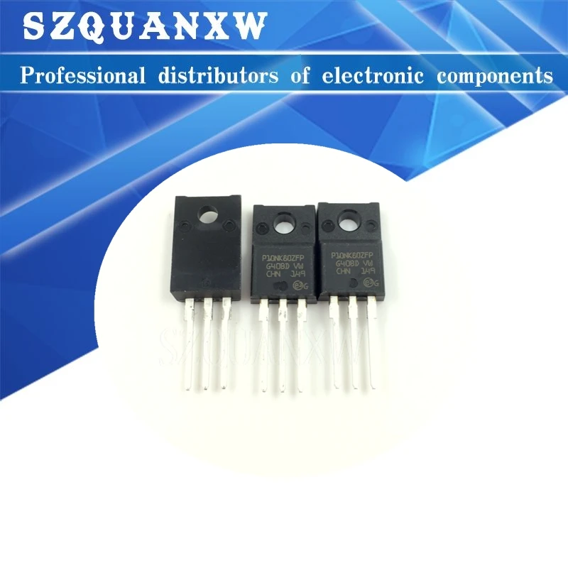 

10PCS 10N80 P10NK80ZFP STP10NK80ZFP TO-220 10A / 800V LCD MOS field-effect transistor new original