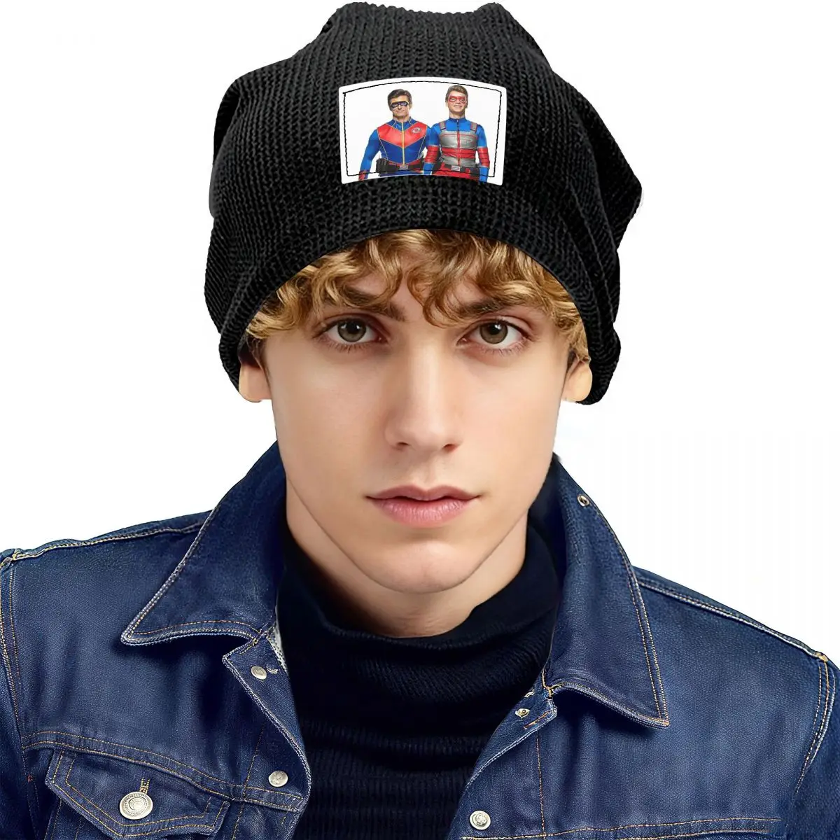 Теплая шапка с флисовой подкладкой Blow Some Crime Henry Danger, модная шапка с капюшоном, осенне-зимние уличные шапки, шапки