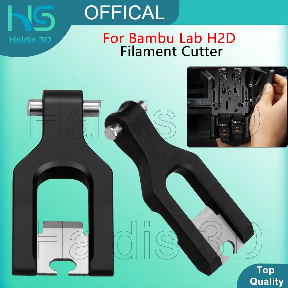 For Bambu Lab H2D Filament Cutter Blades 3Pcs/Set Filament Cutter Spare Replacement Part for Bambulab H2D 3D Printer Aceessories