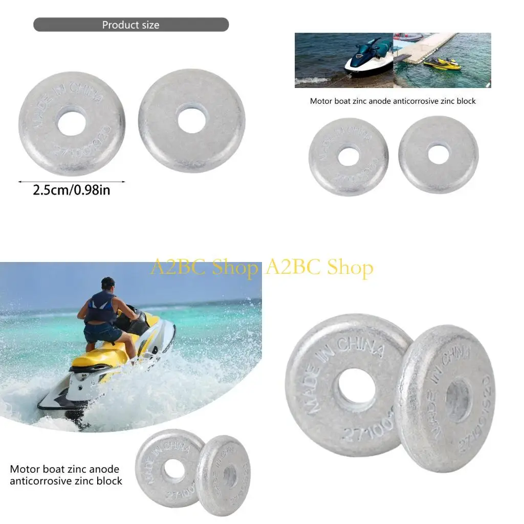 A2BC Motorboat Zinc Anode Anticorrosion Zinc Block for RXT RXP 271001920