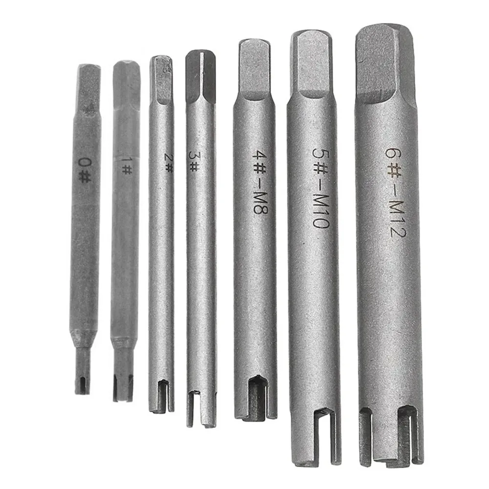 1pc Broken Tap Extractor Guide High Speed Steel Easy Wire Screw Remover Tools Drill Bit M3/M4/M5/M6/M8/M10/M12 Hand Tool