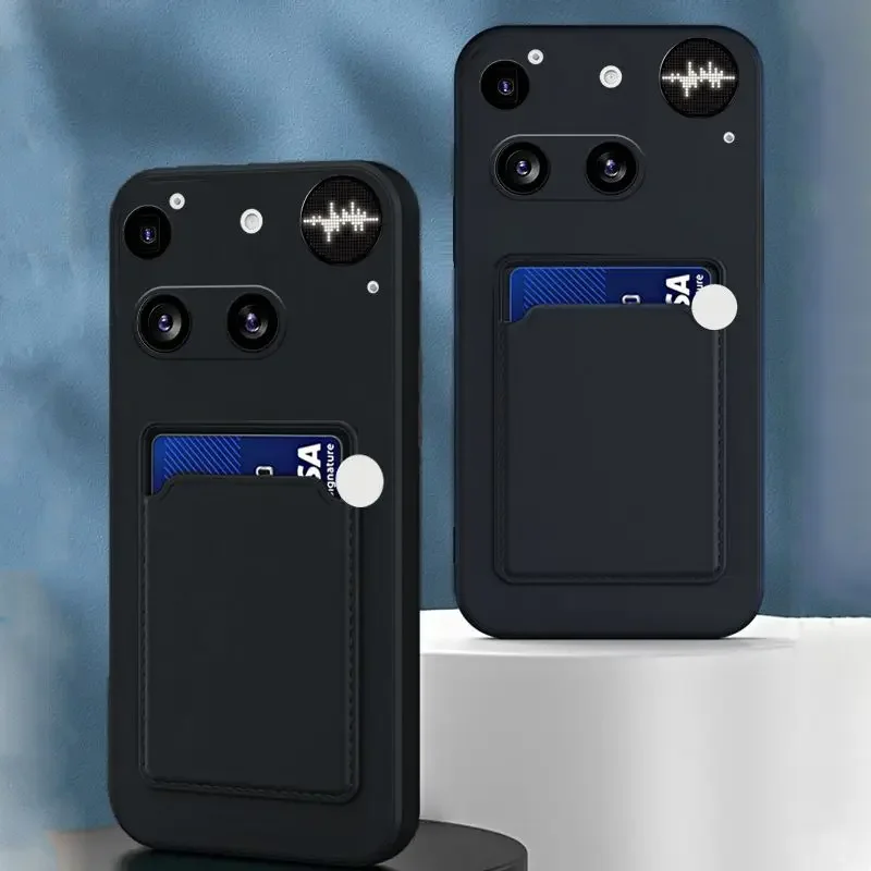 

Luxury Wallet Case For Nothing Phone 3 3A Pro Card Holder Slot Phone Cases for Nothing Phone 3 3A Pro Soft Silicone Back Cover