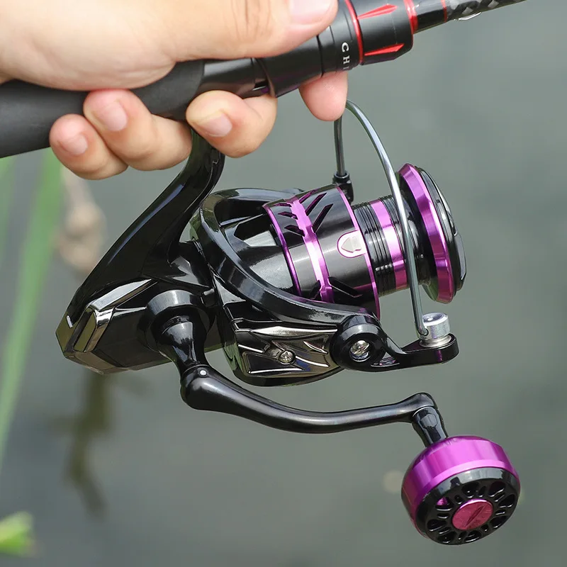 Spinning Fishing Reel 3000/4000/6000/8000/10000 High Drags Saltwater Stainless Metal Coils Series Left/Right Hand Spinning Wheel