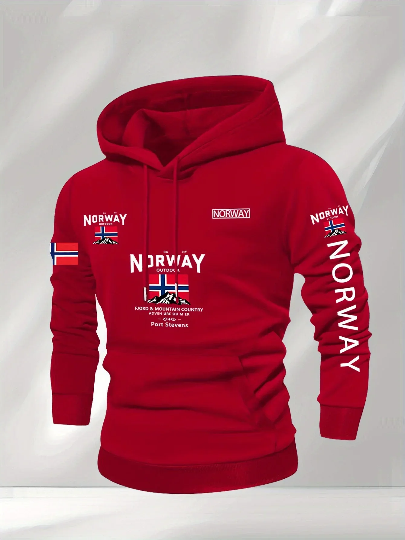 Colección Otoño/Invierno 2026 - Chaqueta Deportiva con Capucha, Diseño Noruego, para Hombre y Mujer, Corte Holgado, Cálida e Informal