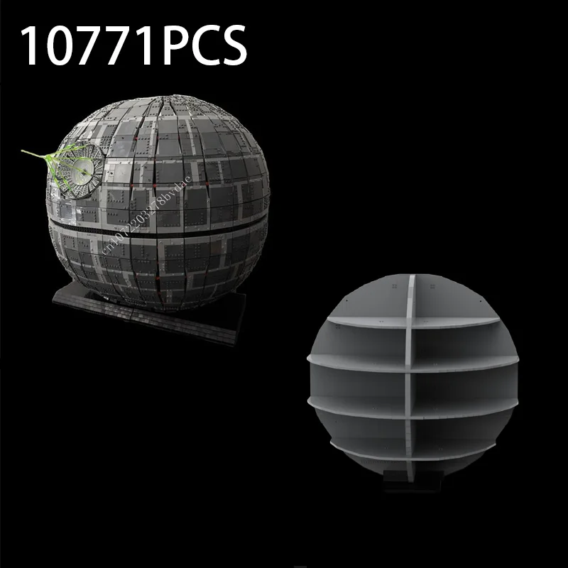 7670 PCS Round Sci Fi Space Station Panel Upgrade Blocks Collectible Display Model Gift Adult Hobbyists Birthday Xmas Home Decor