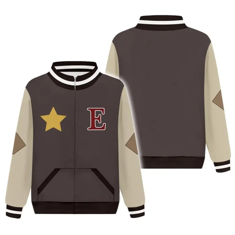 أزياء أنيمي البومة كوس هاوس لوز نوسيدا التأثيرية مع قلنسوة وسحاب البيسبول سترة معطف معطف غير رسمي قماش تنكر يومي #1