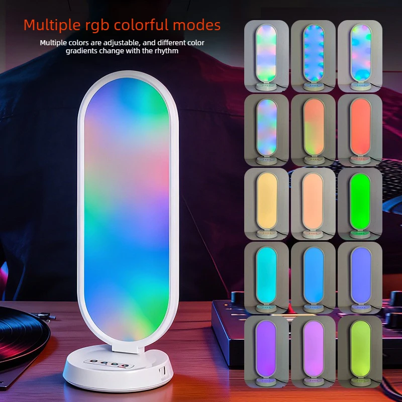 LED Desktop Photography Fill Lamp, Vertical Stand Beauty Light, Multi-angle Overhead Shooting Live Streaming Lighting