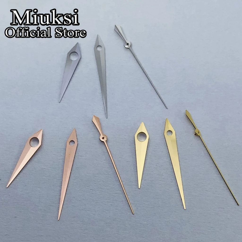 Miuksi silver gold rose gold blue watch hands fit NH35 NH36 Miyota8215 DG2813 3804 ETA2824 2836 PT5000movement