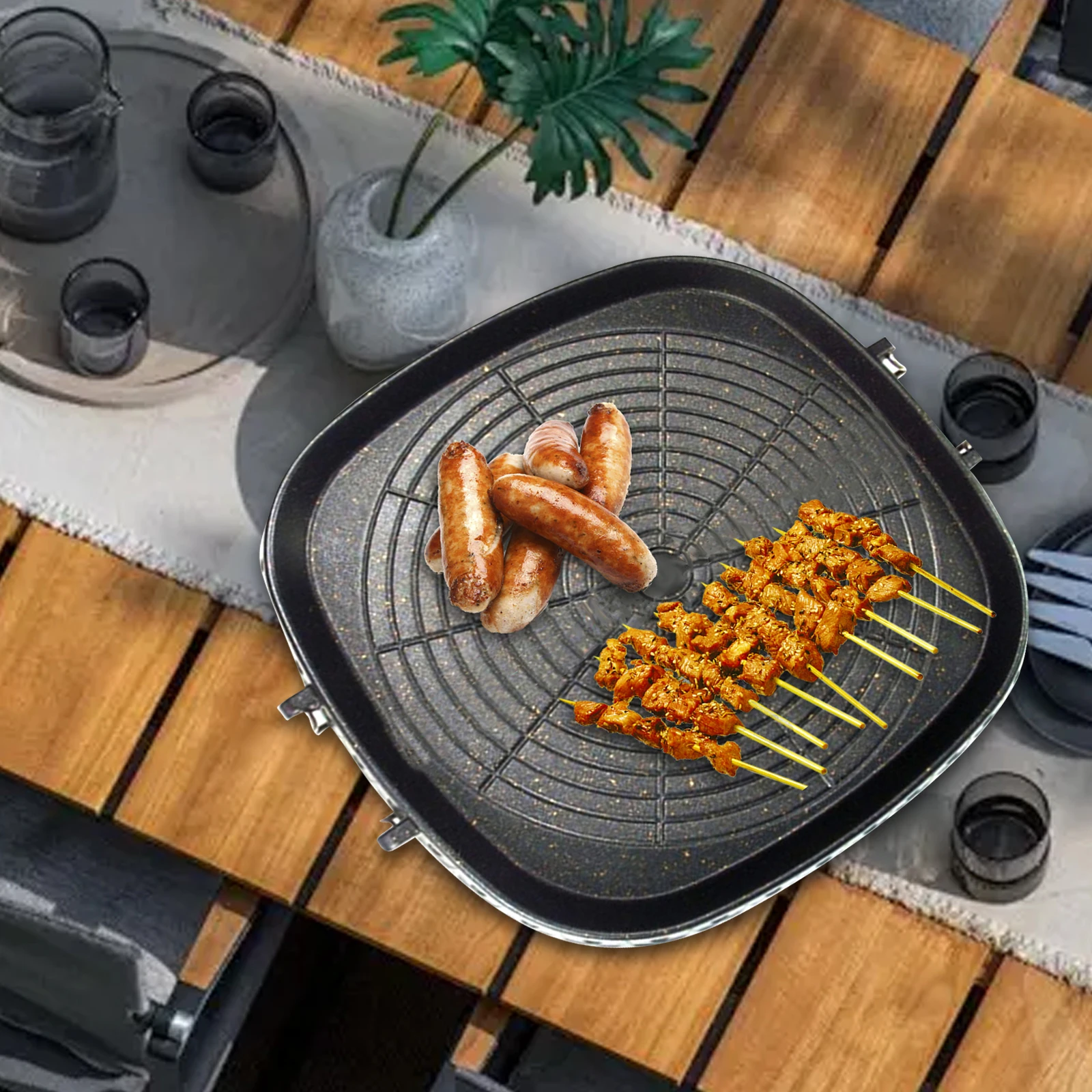 Koreanische Grill pfanne Küche – Korean Bbq Grill Bewertung und Preis