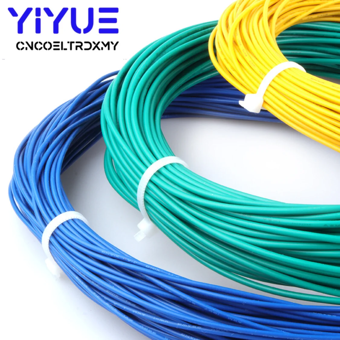 5/10Meters 1007 PVC Tinned Copper Cable 28 26 24 22 20 18 AWG  DIY Equipment Electrical Wire LED Line Colorful