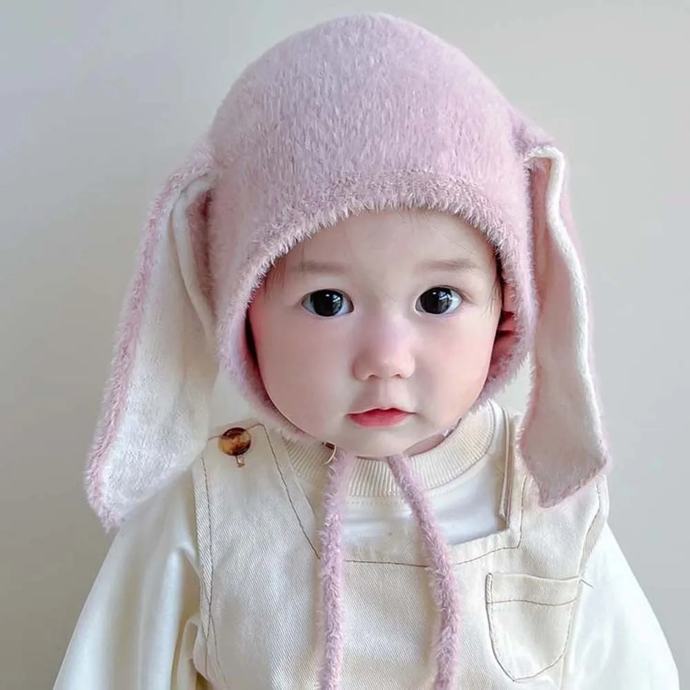 

Personality Elastic Children Pullover Cap Trendy Cartoon Kids Woolen Hat Solid Color Dome Brimless Beanie Cap Outdoor