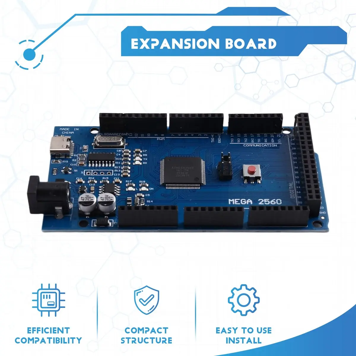 感謝祭の日-mega2560-mega-2560-r3-avr-usb-ボード開発ボード-mega2560-pro-typec-arduino-拡張ボード-diy-キット用