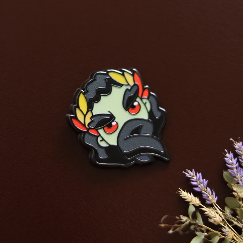 Hades Metal Brooch Fangamer Action Role-playing Game Character Enamel Pins Cartoon Classic Style Lapel Pin Collar Jewelry Badge - Image 5
