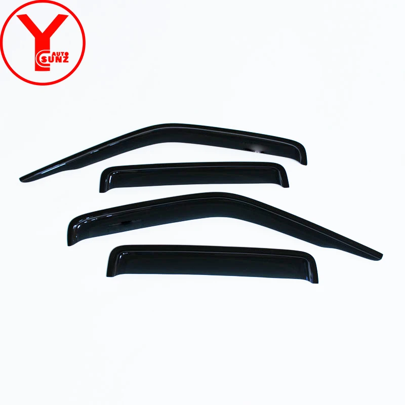 Sun Wind Car Vent visor Door Guard Deflectors For Nissan Frontier Navara D40 2005 2006 2007 2008 2009 2010 2011 2012 2013 2014