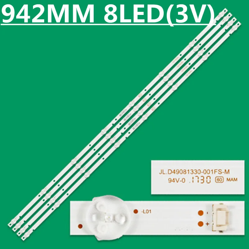 LED-Streifen für 8 Lampen 49 m9 49 l3750vm JL.D49081330-001FS-M leuchten auf M08-SL49030-0801N RF-AZ490E30-0801S-10 a5 a4 sdl49wy (LD0-211)