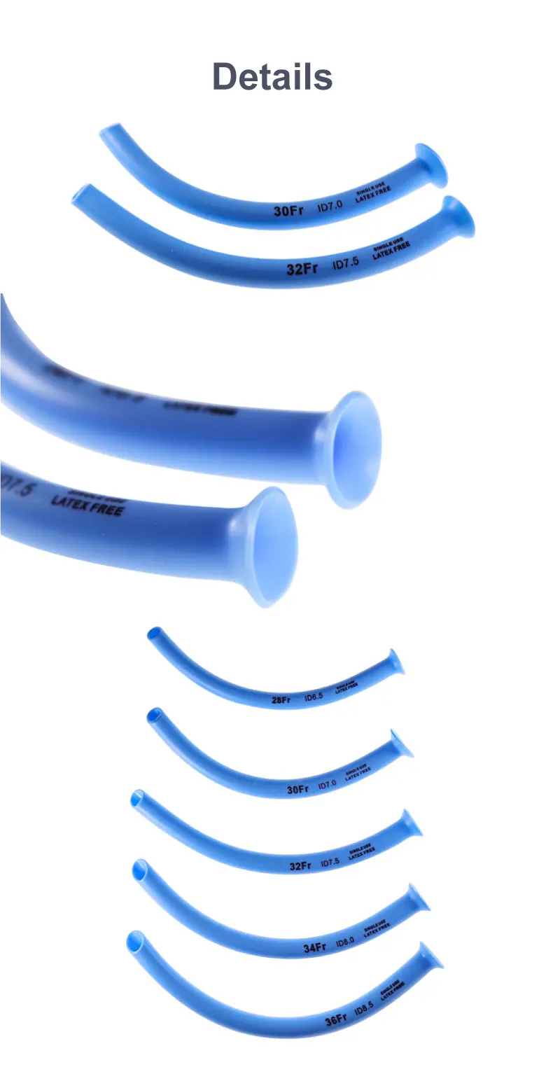 Einweg-Nasopharyngeal Airway Nasal Pharyngeal Duct Atemgasführungsröhre Erste Hilfe Notfall 3,0–8,5 mm 5 Stück/10 Stück/20 Stück – Detail 7