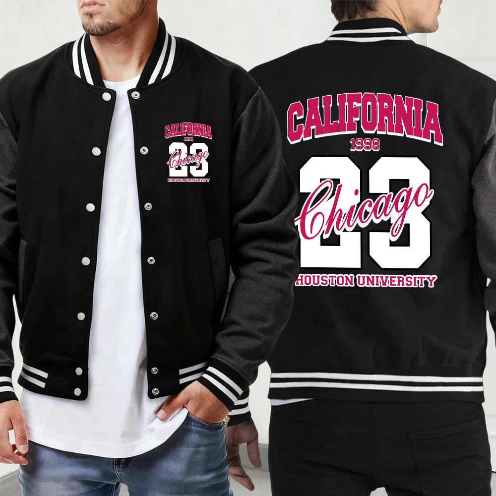 

Лос-Анджелес 1993, мужские свободные куртки большого размера с принтом, винтажные куртки на пуговицах, мягкая уличная бейсбольная форма, основная модная одежда