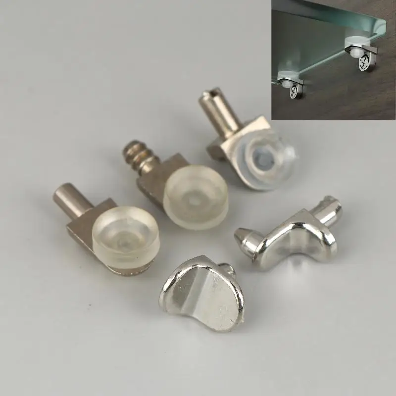 10Pcs Shelf Support Studs Pegs Pins Plugs Cabinet Seperator Fixed Wooden Glass Layer Board Furniture Bracket Holder Accessories