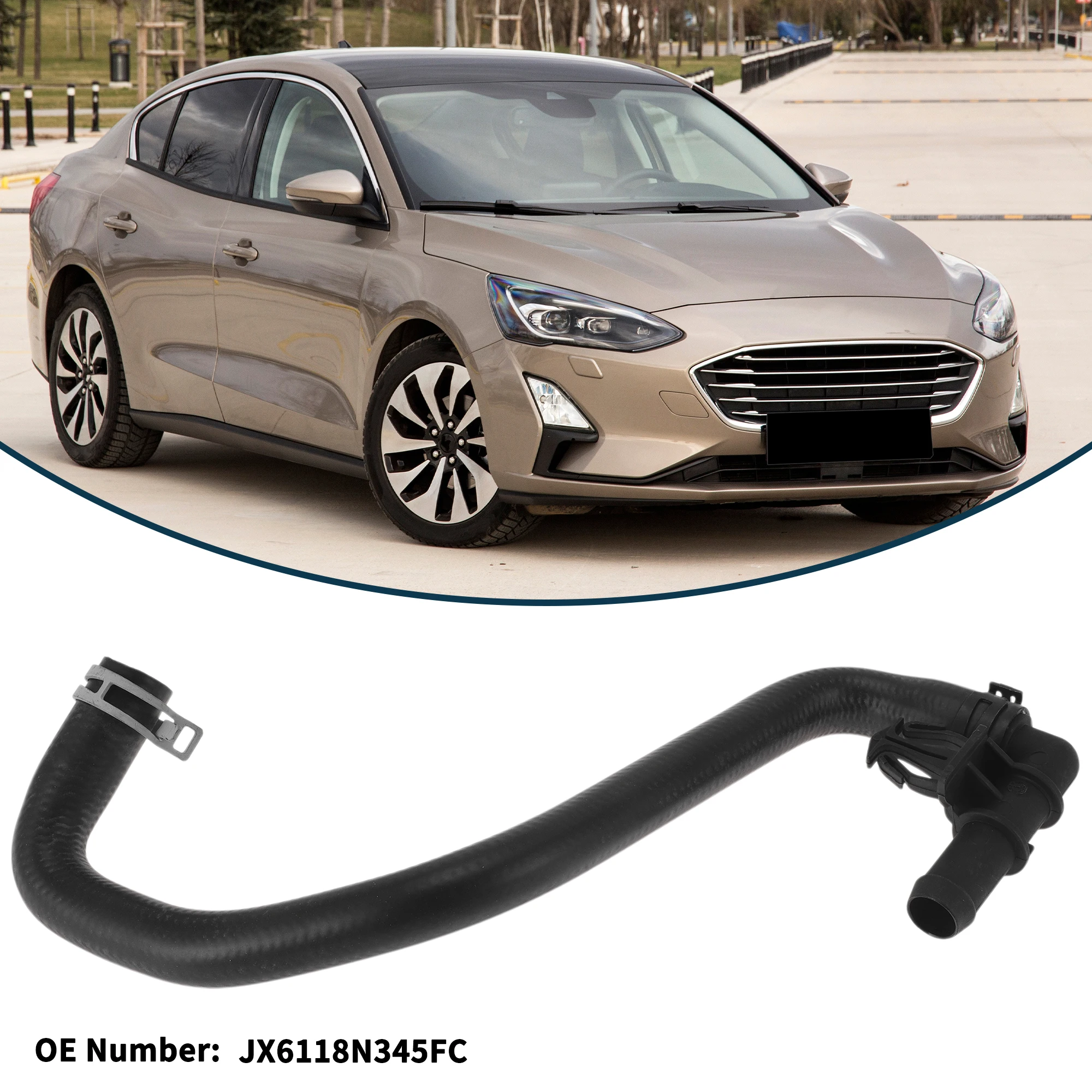 UXCELL خرطوم المبرد رقم JX6118N345FC لأنبوب المبرد المطاطي Ford Focus 1.0T 2018 #2