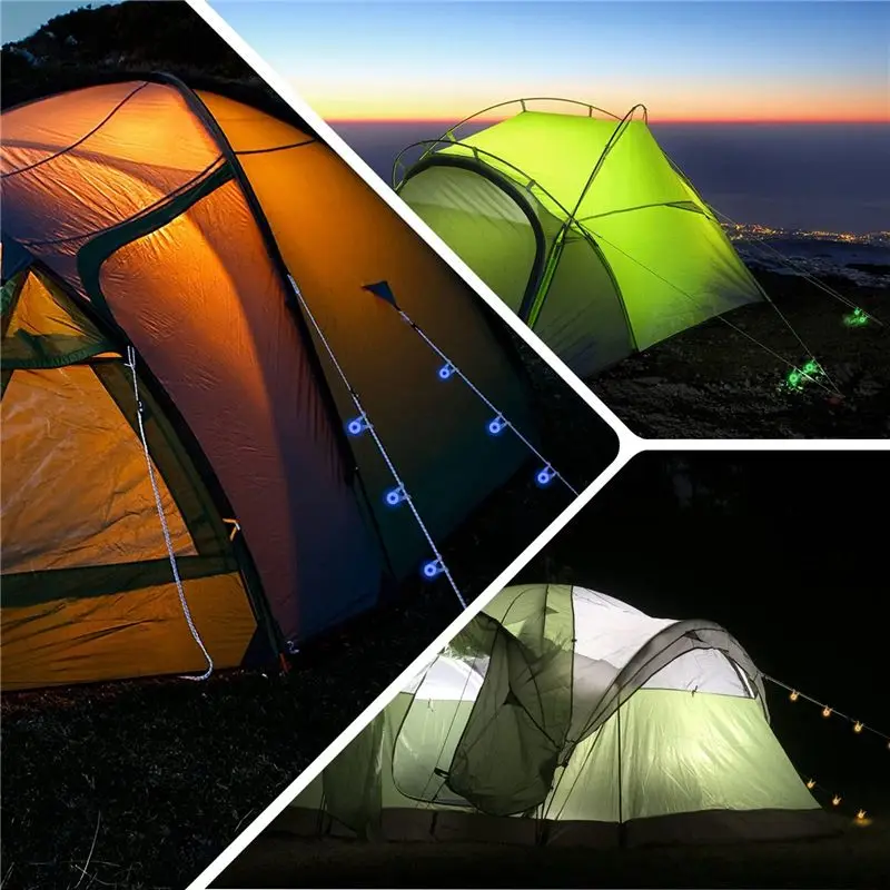 

Oct.589 12 шт. светодиодный светильник для кемпинга, велосипедные фонари, водонепроницаемые фонари со спицами, уличный декоративный фонарь белого цвета