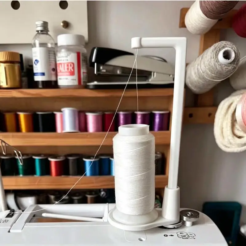 Universal Anti-Winding Thread Guide Sewing Machine Spool Holder Vertical Large Spool Holder Handmade Sewing Accessories