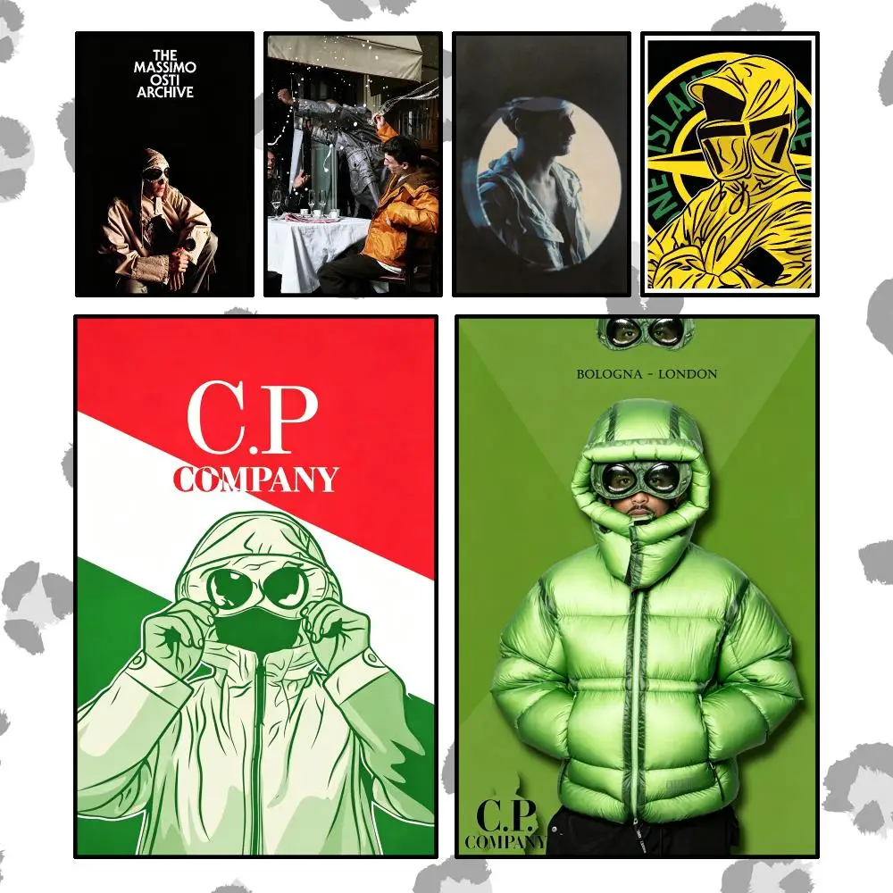 Brand Popular Historic C.P. Company Poster Wall Art Poster Waterproof PP Print Peel And Stick Removable Self Adhesive Home Decor