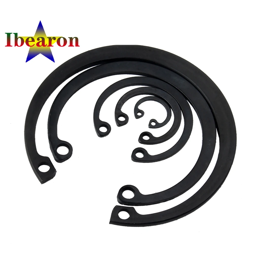 

C-Type Internal Circlips for Hole Fit 18~150mm Hole 65Mn Spring Stee Durable For Machinery/Repair