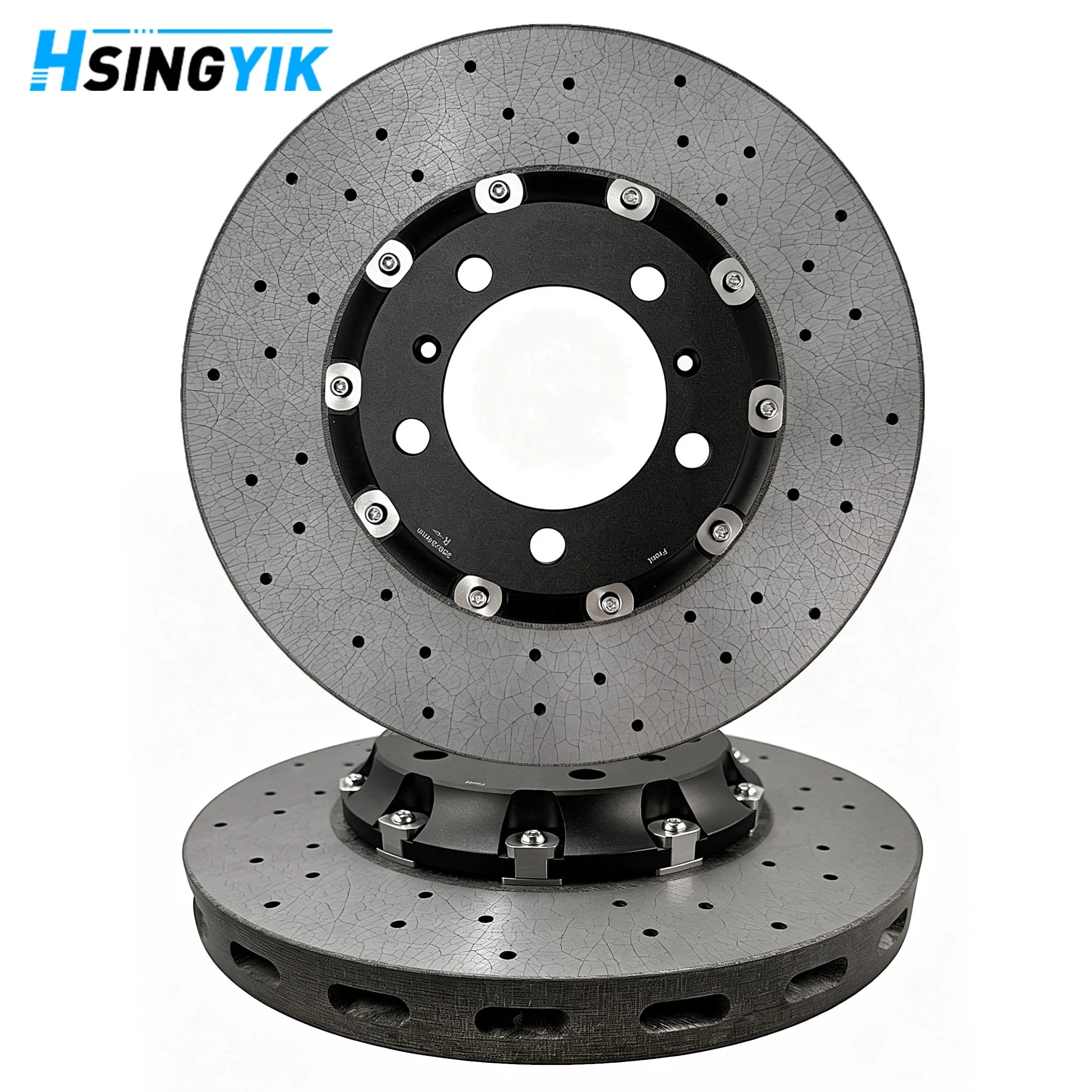 Brake System 350x34mm Front Carbon Fiber Ceramic Break Disk Rotor For Porsche 911 GT3 996 997 99735140990 99735141090