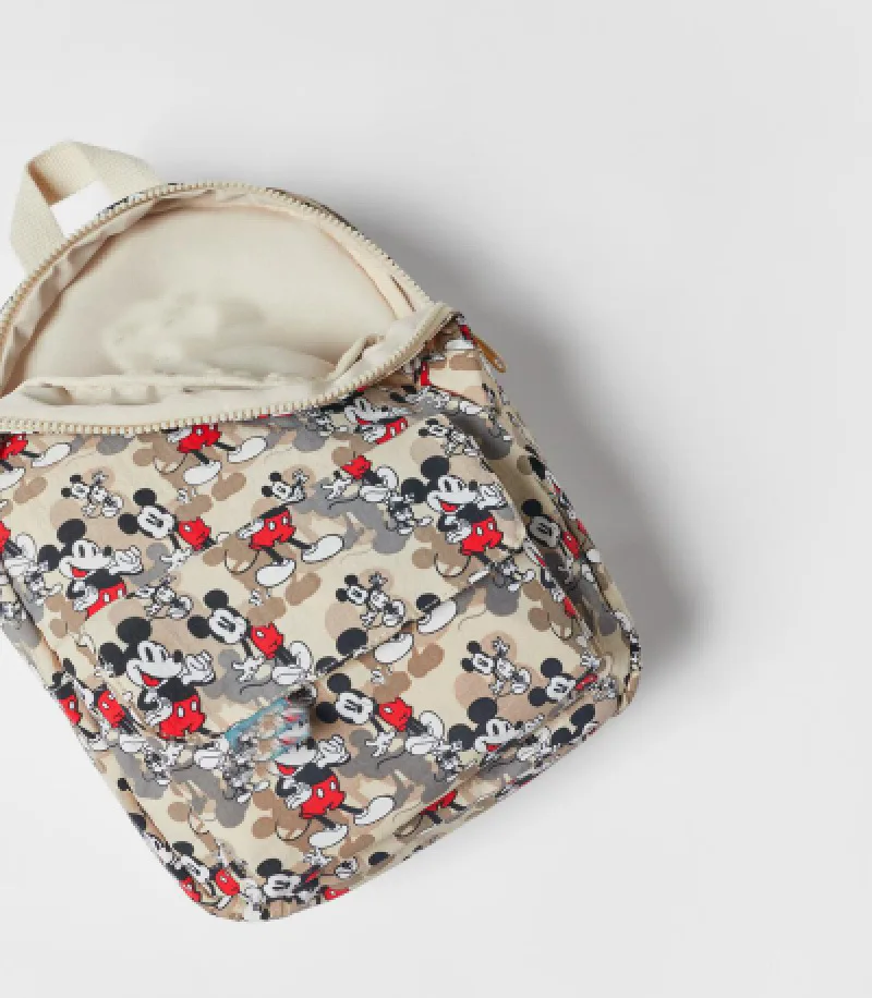 Mochila escolar de Disney Stitch para niños, morral de viaje impermeable con dibujos animados de Minnie Mouse y Mickey, a la moda, novedad