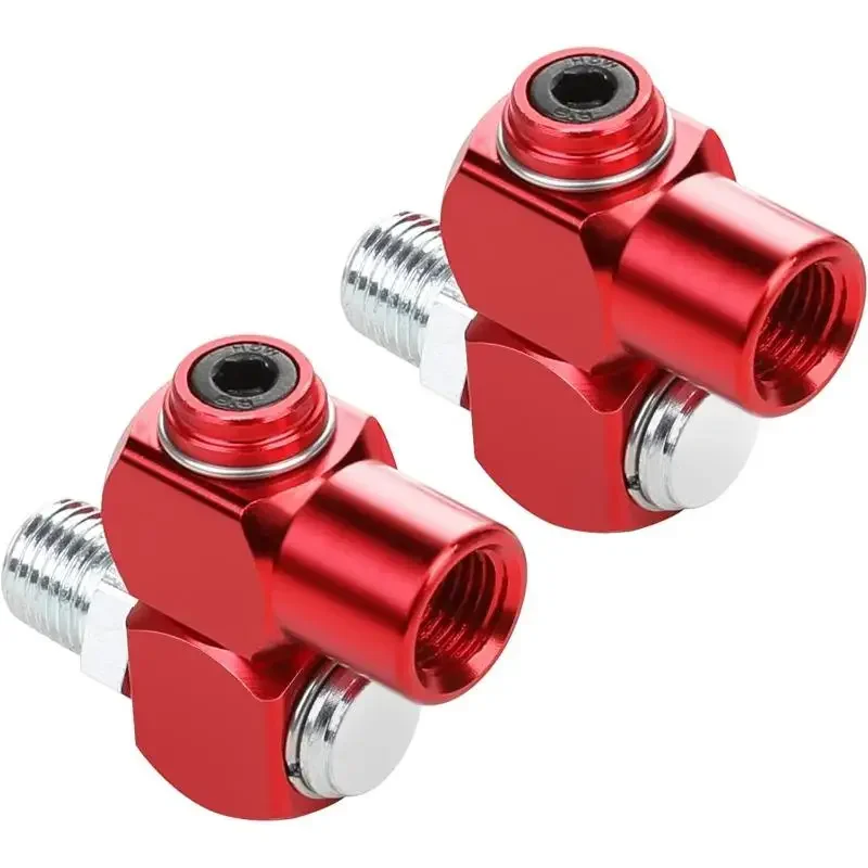 360 Universal Pneumatic Joint 2Pcs/Set Aluminium Swivel Air Hose Connector 14inch NPT 360 Degree Pneumatic Tool Fitting Adapter