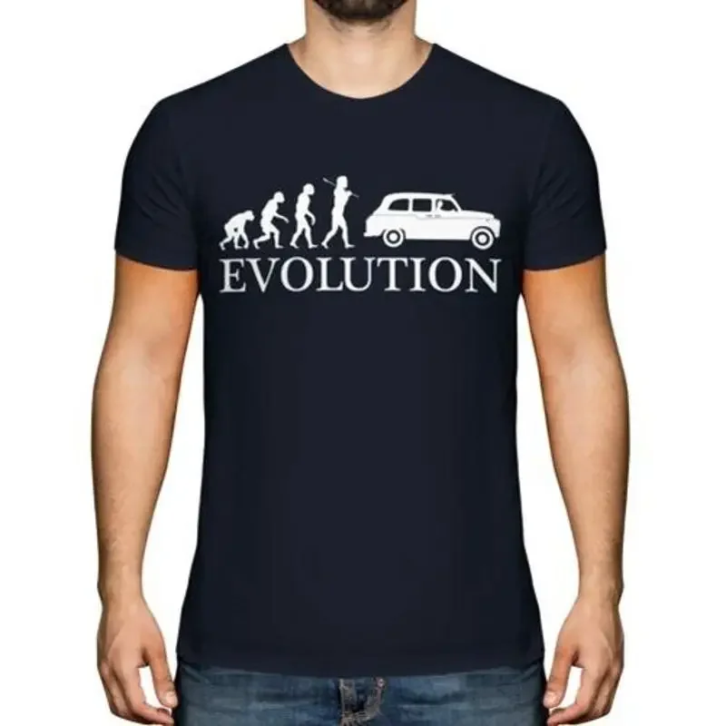 Camiseta de regalo para taxista de táxi Evolution Of Men's