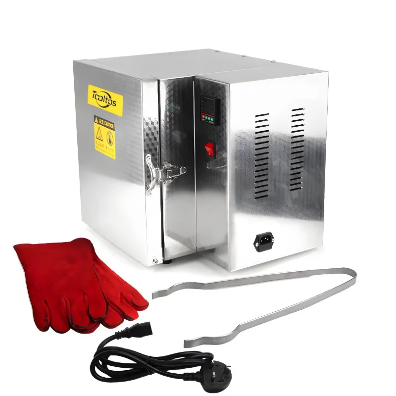 800°C Jewelry Casting Burnout Furnace Oven 1500W Jewelry Equipment High-Temperature Resistant Metal Melting Wax Melting Furnace