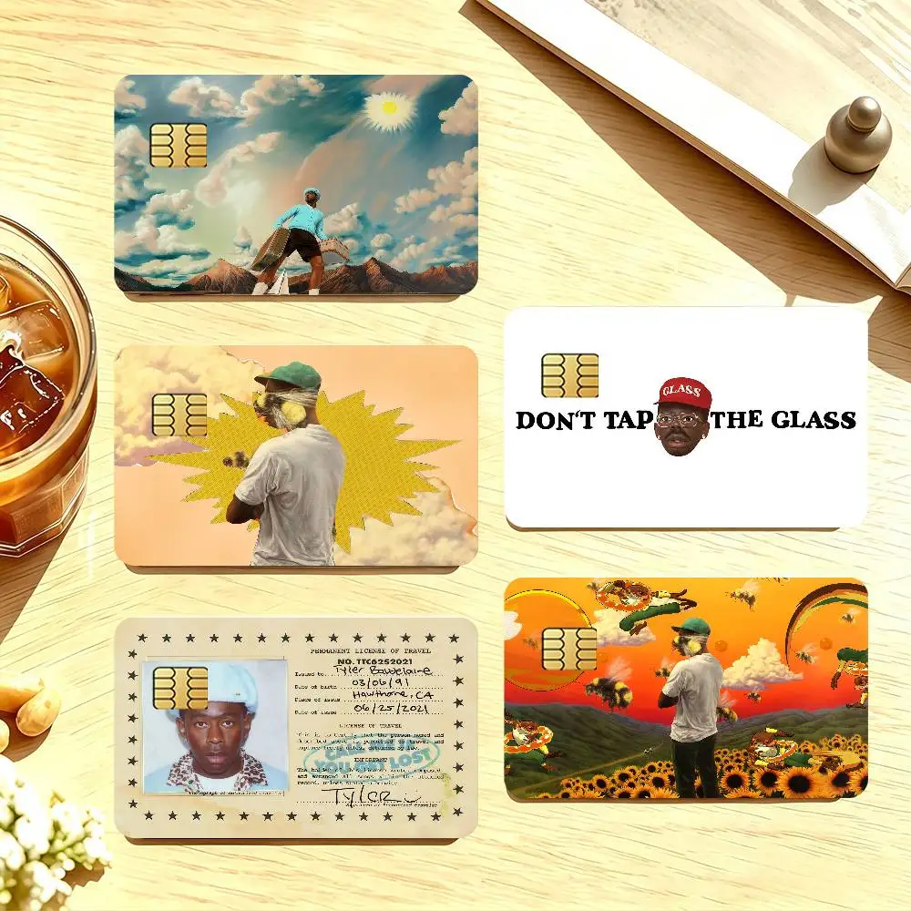 T-Tyler The C-Creator Credit Card Skin Stickers For Bank Card Bus Metro Cards Waterproof Anti-Scratch Gift 4PCS