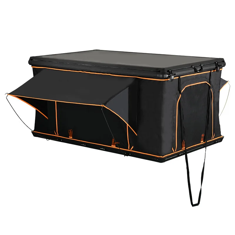 Outdoor Camping Car Roof Tent Hard Shell SUV Off-Road Waterproof Four-season Double Layer Aluminum Alloy Oxford One Bedroom