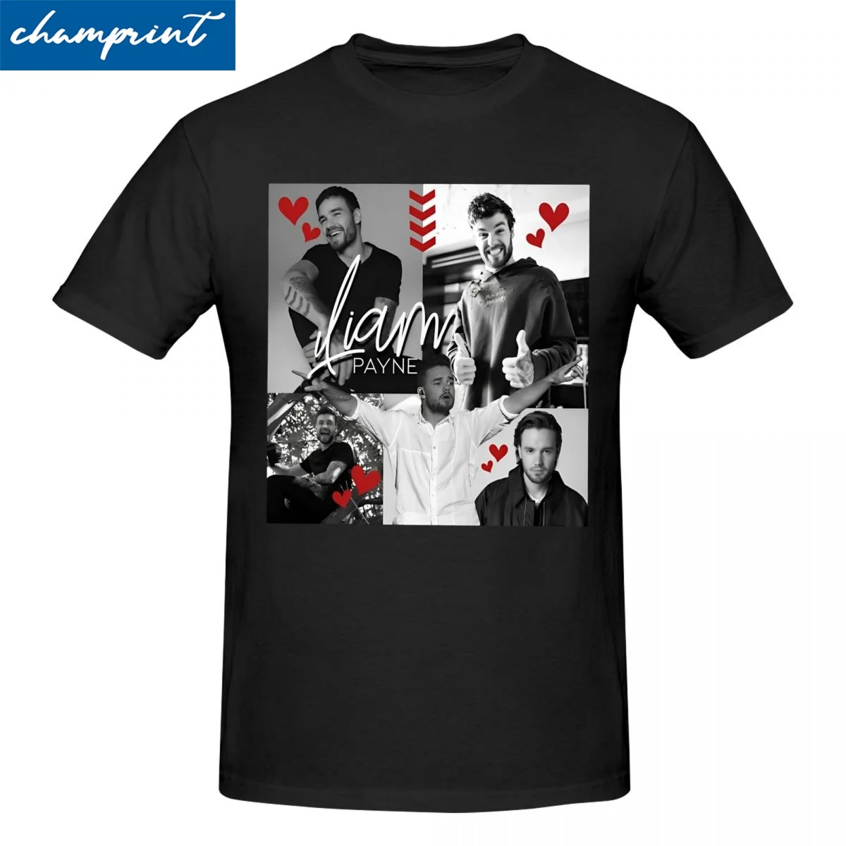 Liam Payne T-Shirt Men's Cotton Tops Retro  O-neck Short Sleeve