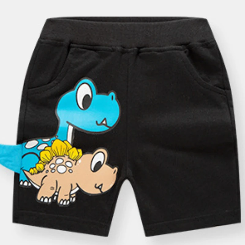 Boys Cartoon Shorts Dinosaur Baby Pants for Boy Cute Shorts Kids Short Шорти Для Мальчика 아기 여름옷 2024 여아 봄옷 Pantalón Corto Niño