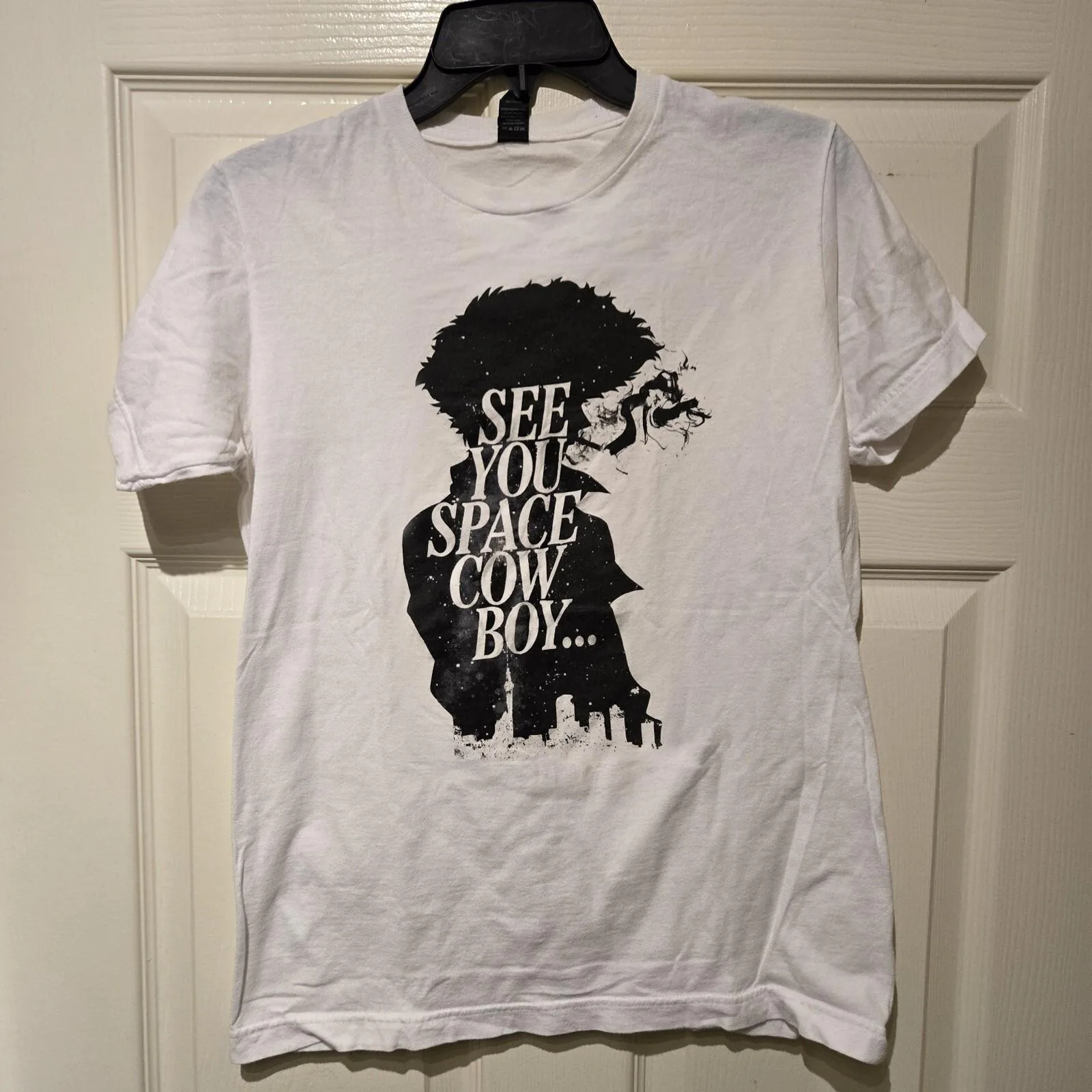 Men s Cowboy Bebop White T Shirt Graphic Tee Anime S Small.jpg