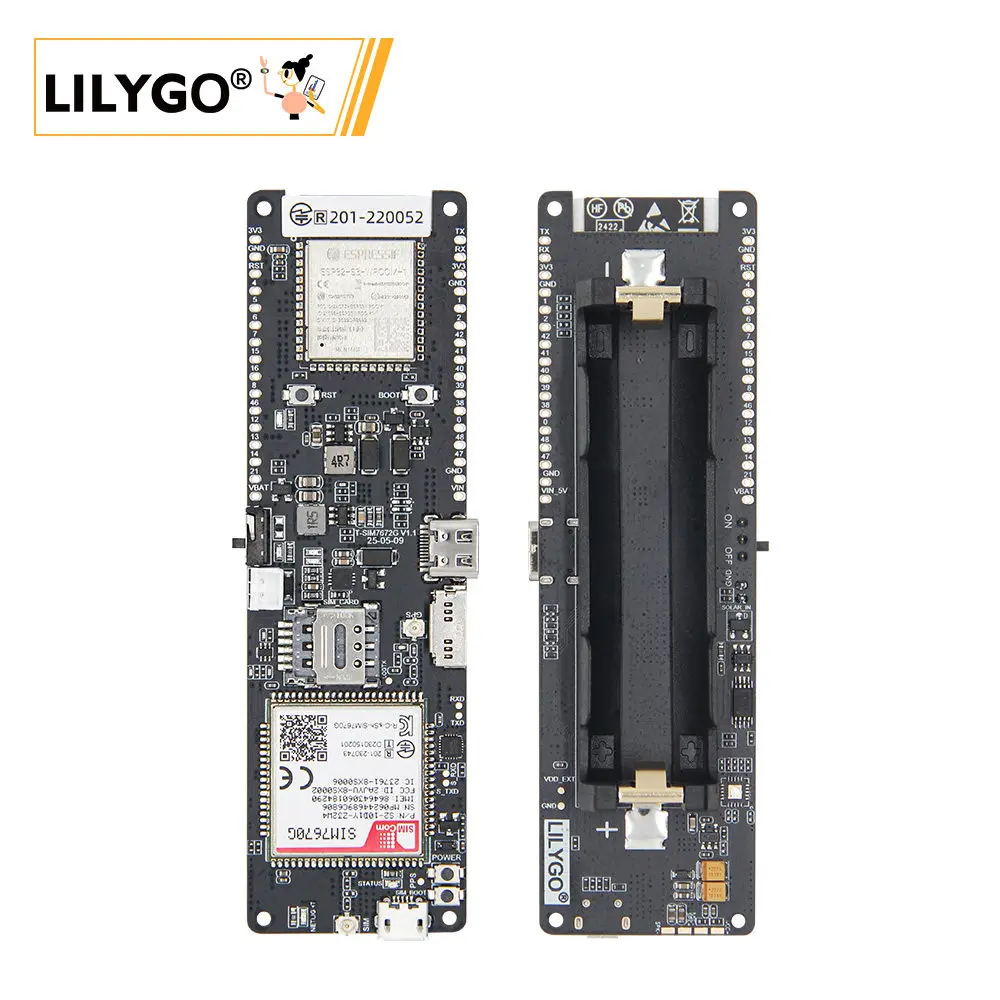 LILYGO® T-SIM7670G-S3 4G LTE ESP32-S3 Development Board, GPS Wireless Communication Module, IoT Transceiver Board