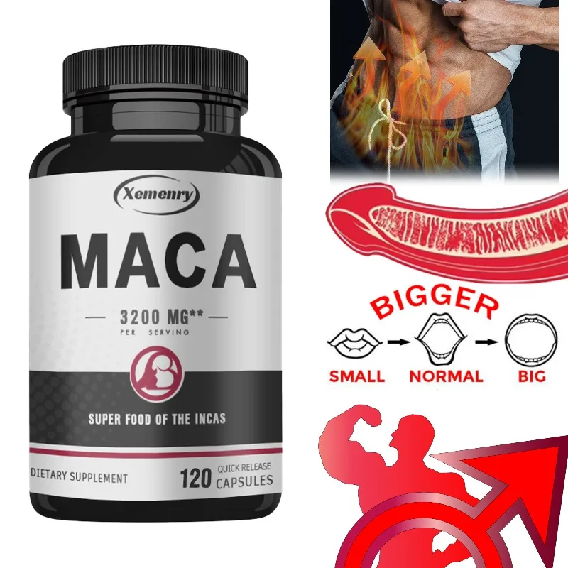 Suplemento de maca orgánica para hombres Aumenta la suplemento de inmunidad de resistencia Big 18