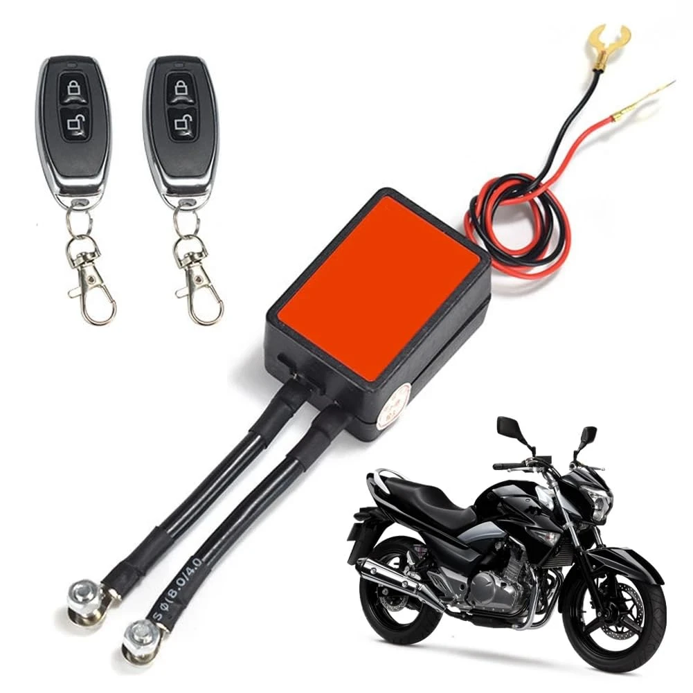 Battery Disconnect Switch 2 Remote Controls 12V 300A Low Standby Current Auto Cutoff Protection for Cars Motorcycles RVs Trucks