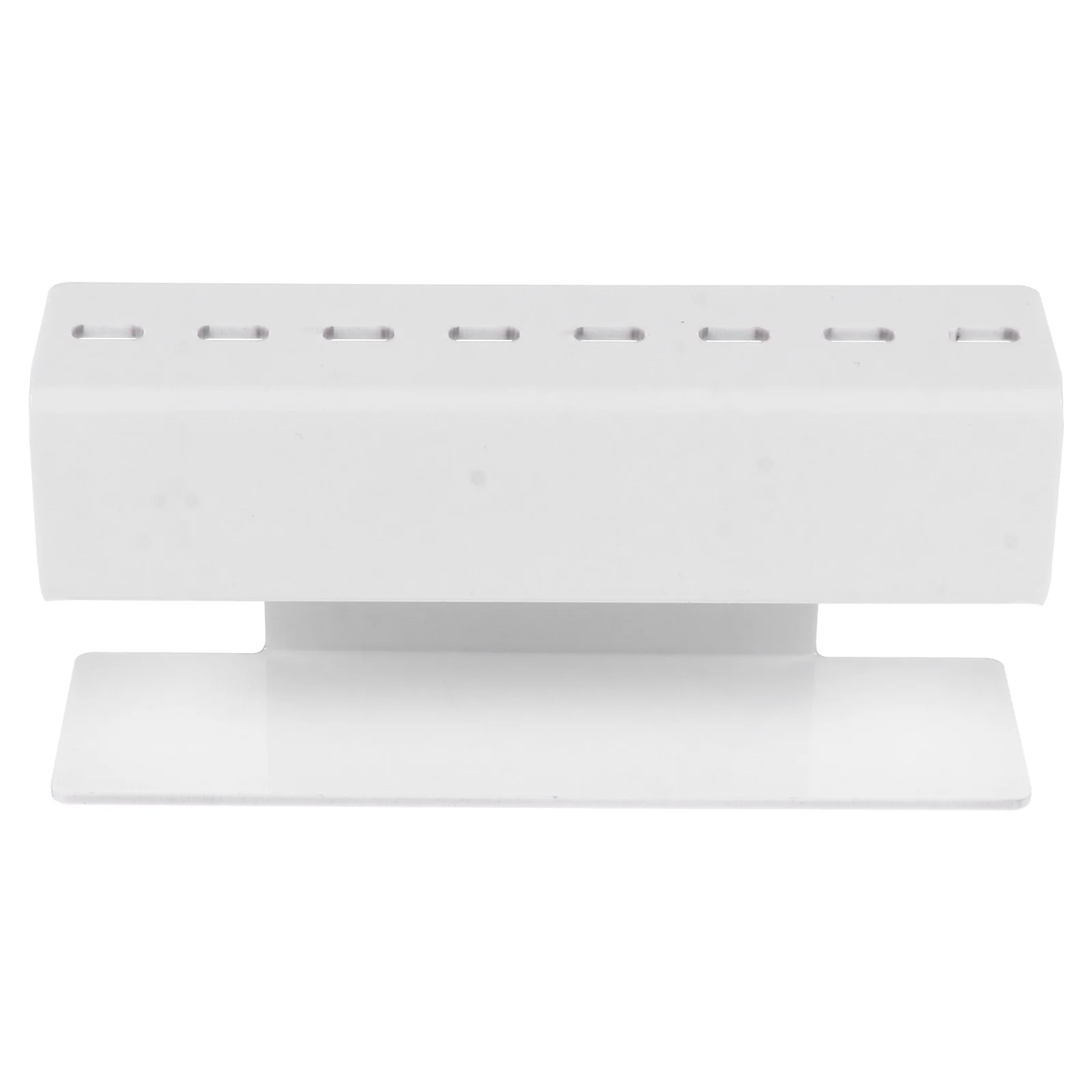 Suporte de pinça acrílica para extensões de cílios, 8 posições, armazenamento, expositor, organizador de ferramentas de maquiagem, uso em estúdio doméstico
