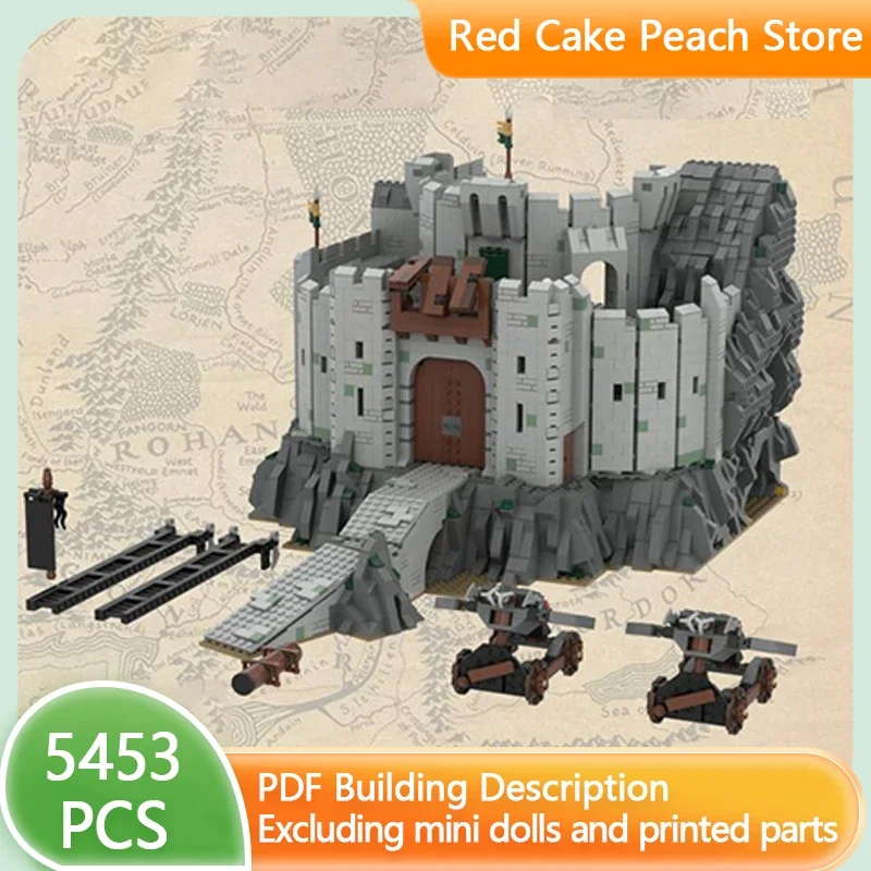 Ring Movie Medieval Castle Model MOC Building Brick Fortress On Rock Modular Technology Gift Holiday Assemble Children Toy Suit