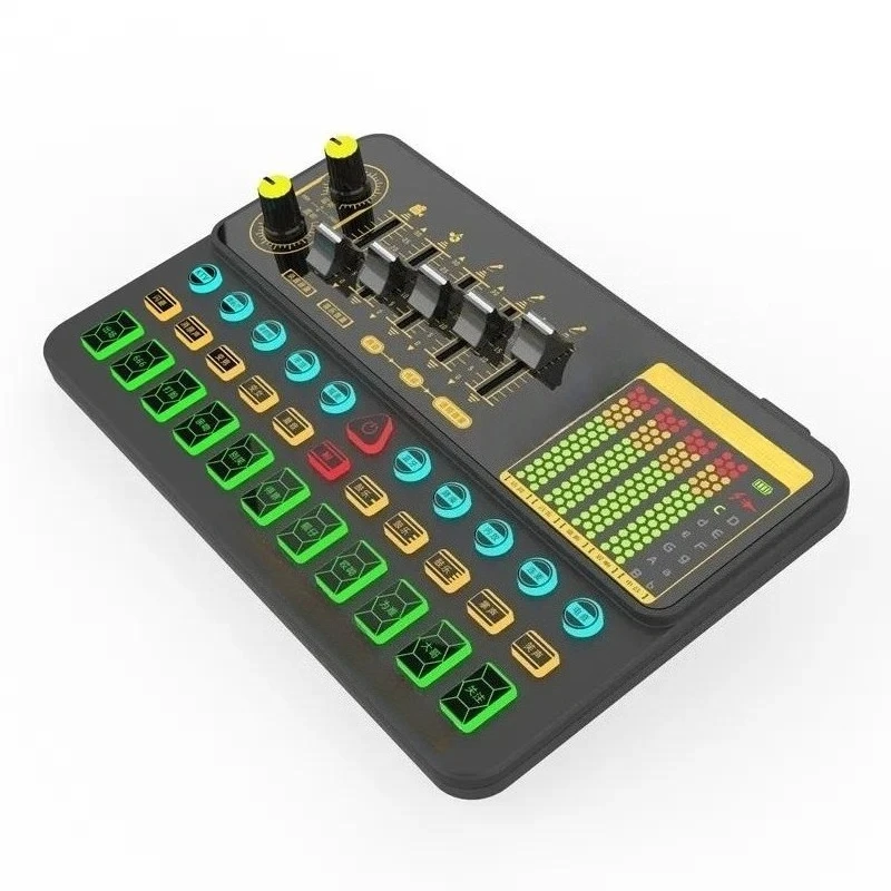 BOLRZO  provides Chinese version and English version sk500 digital mixer sound card live