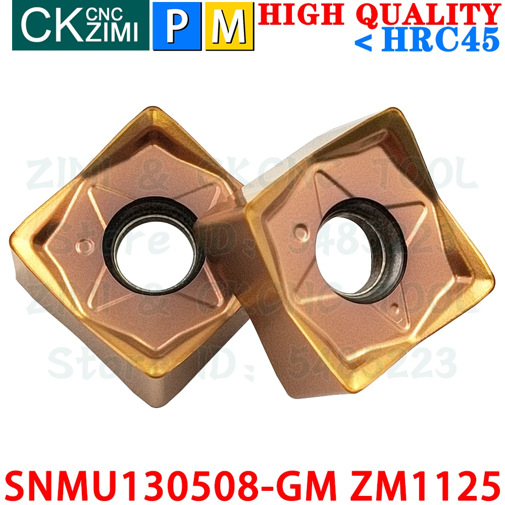 SNMU130508-GM ZM1125 SNMU 130508EN GM Sisipan Penggilingan umpan cepat Carbide Insert Alat Penggilingan Pemotongan Berat Pakan Cepat yang Dapat Diindeks MFSN SNMU 130508EN GM CNC untuk baja Stainless steel