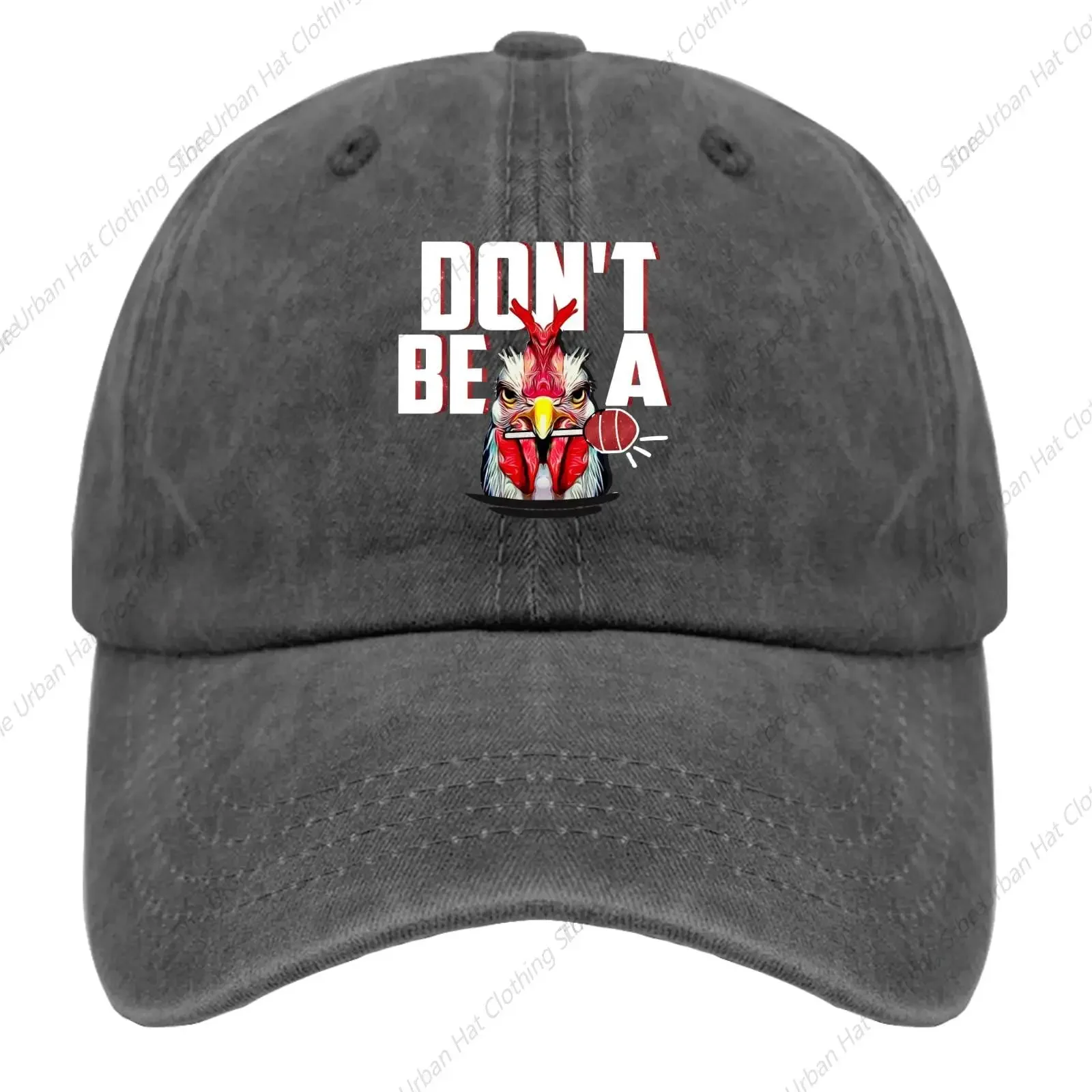 Dont Be a Cock Funny Rooster Trucker Hat Women Baseball Hats Pigment Black Ball Cap for Men Gifts for Dad  Caps