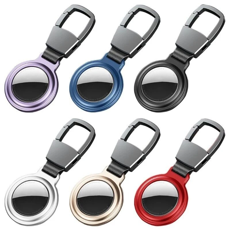 

Metal Protective Sleeve - Premium Aluminum Cover For Apple Airtag Keyring Case for Air tags Holder- Enhanced Protection Cover